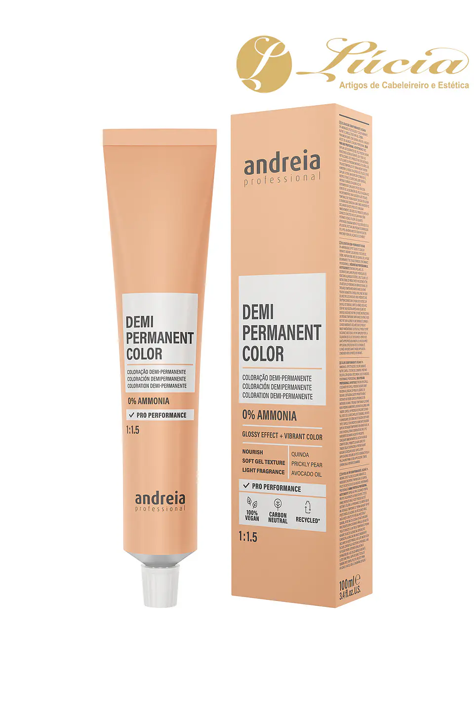 Coloração Demi Permanente 0% Amoniaco - 7.45 2