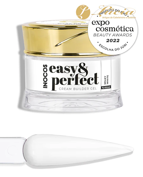 Inocos Gel Construção Easy & Perfect Milky White 50gr