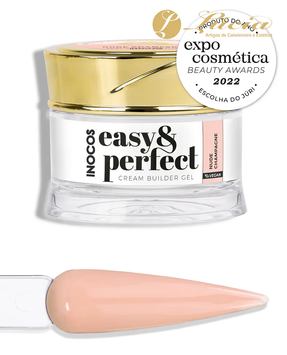 Inocos Gel Construção Easy & Perfect Nude Champagne 50gr 1