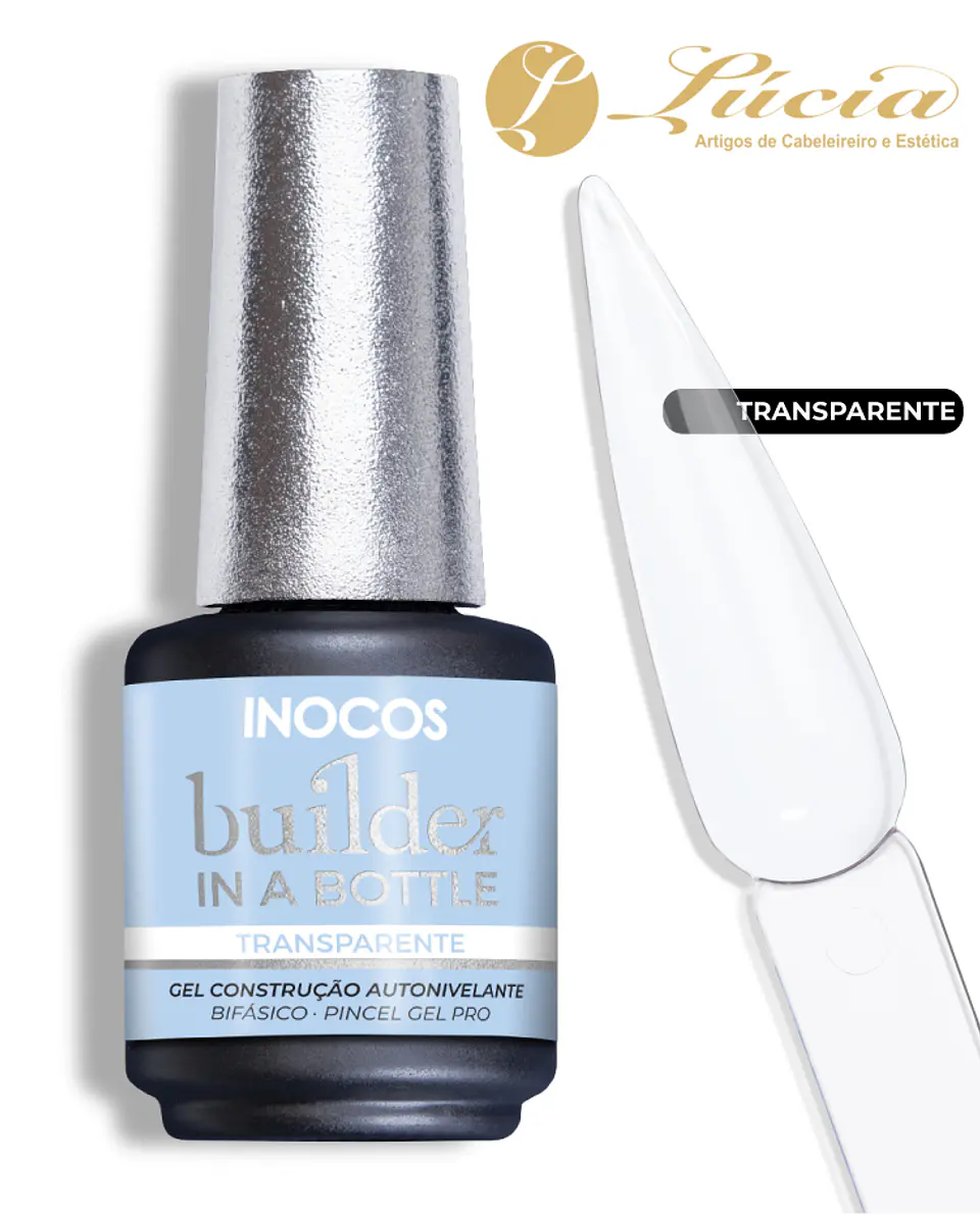 Inocos Gel Builder in a Bottle 15ml - Transparente 1