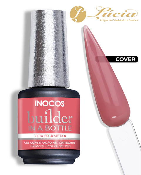 Inocos Gel Builder in a Bottle 15ml - Cover Ameixa
