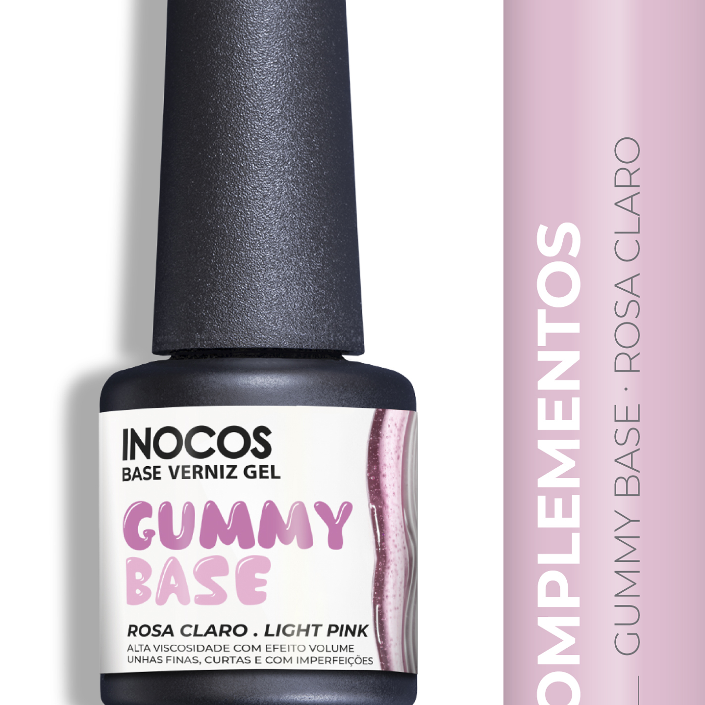 Gummy Base Inocos 15ml - Rosa Claro