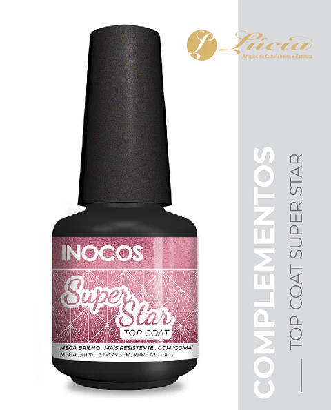Top Coat Super Star Inocos 15ml