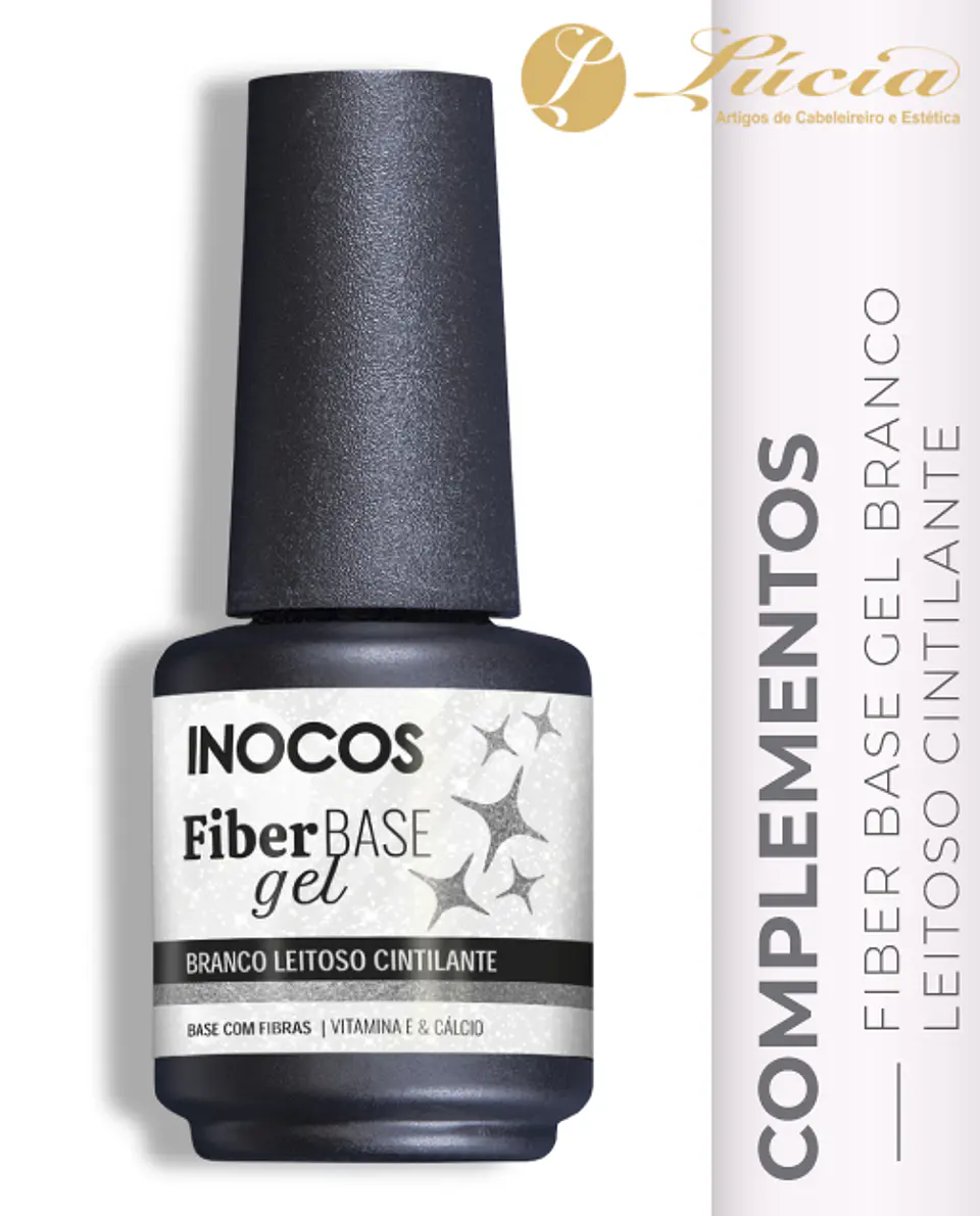 Inocos Fiber Base branco leitoso cintilante 15ml 1