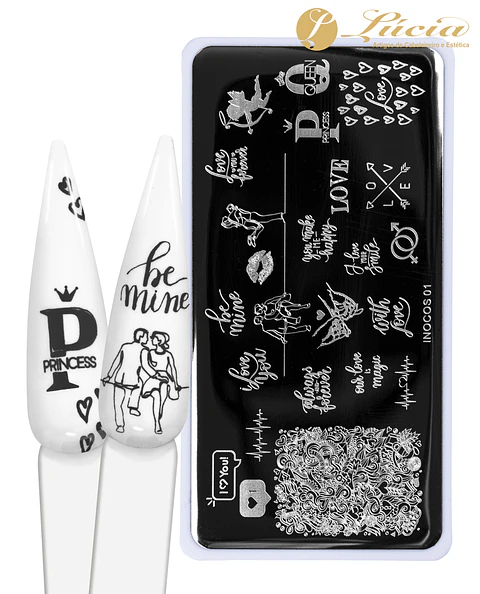 Stamping placa de carimbos para unhas 01