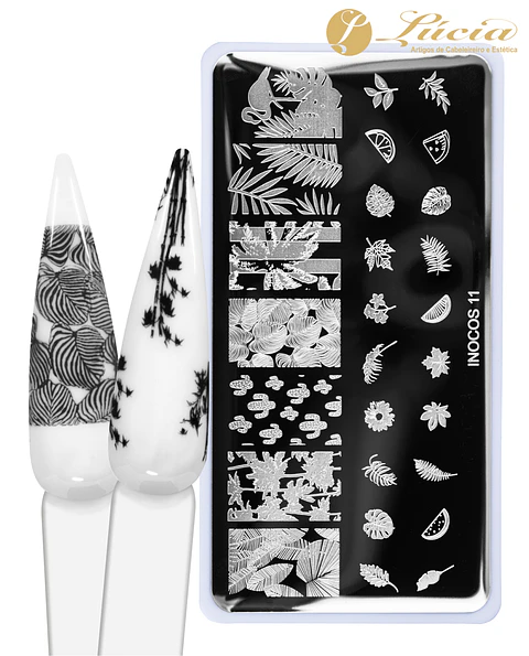 Stamping placa de carimbos para unhas 11