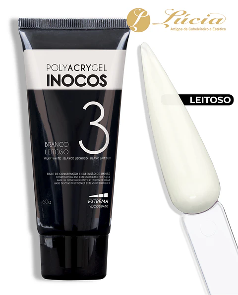 Inocos Polyacrygel Branco Leitoso 60gr