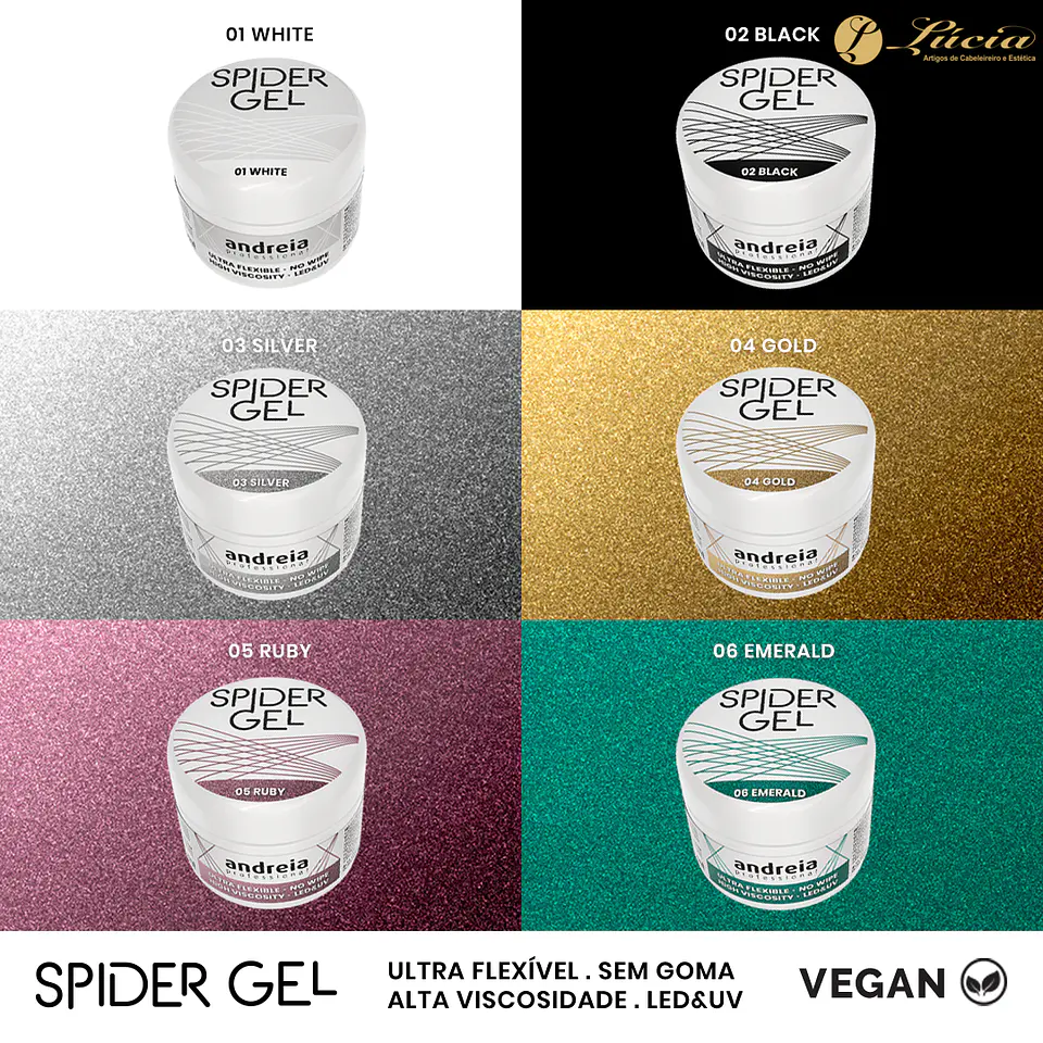 Spider Gel 4ml Andreia Professional 2