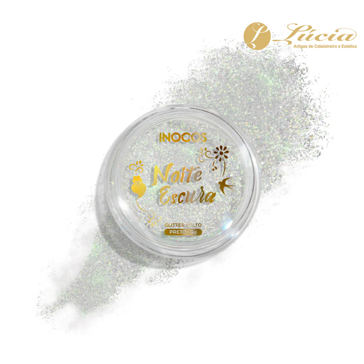 Inocos Glitter Solto 2 em 1 - Noite Escura 1