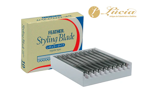 Lâminas Ripar Feather 10 unidades