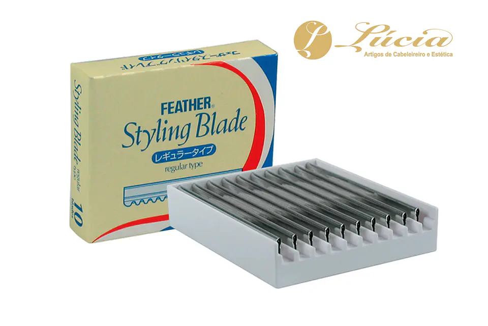 Lâminas Ripar Feather 10 unidades 1