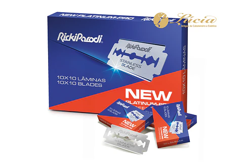 Lâminas Rickiparodi Problade Platinium 100 Unidades