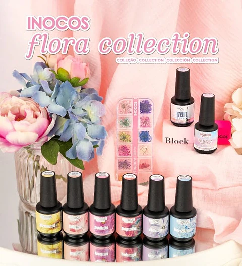 Inocos Coleção 6 cores Inocos - Flora Collection