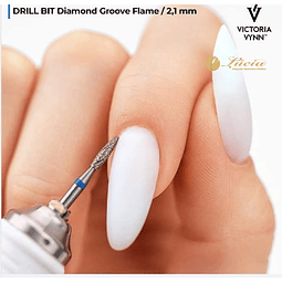 Ponteira Diamond Groove Flame 2.1mm