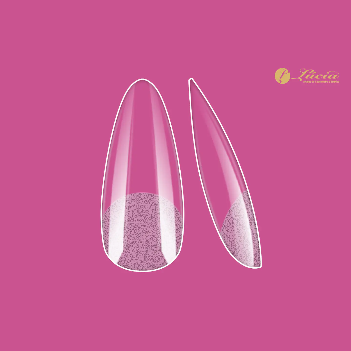 Kit Soft Gel Tips - Medium Almond 6