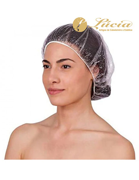 Touca plástica transparente (100u)