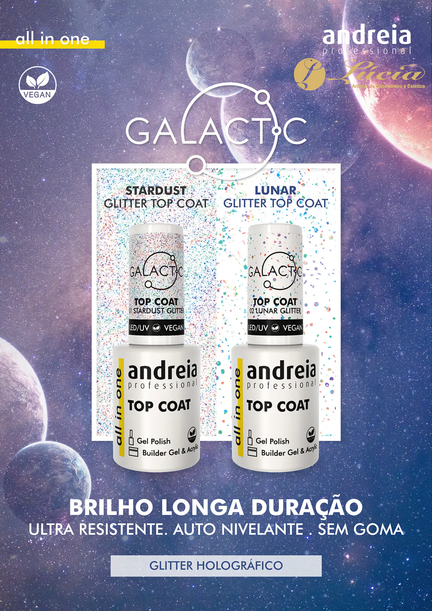 Andreia Top Coat Galatic - Stardust 1