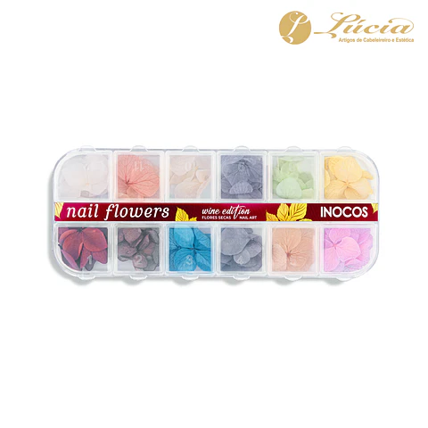 Flores Secas para Nail Art - Inocos Wine Edition