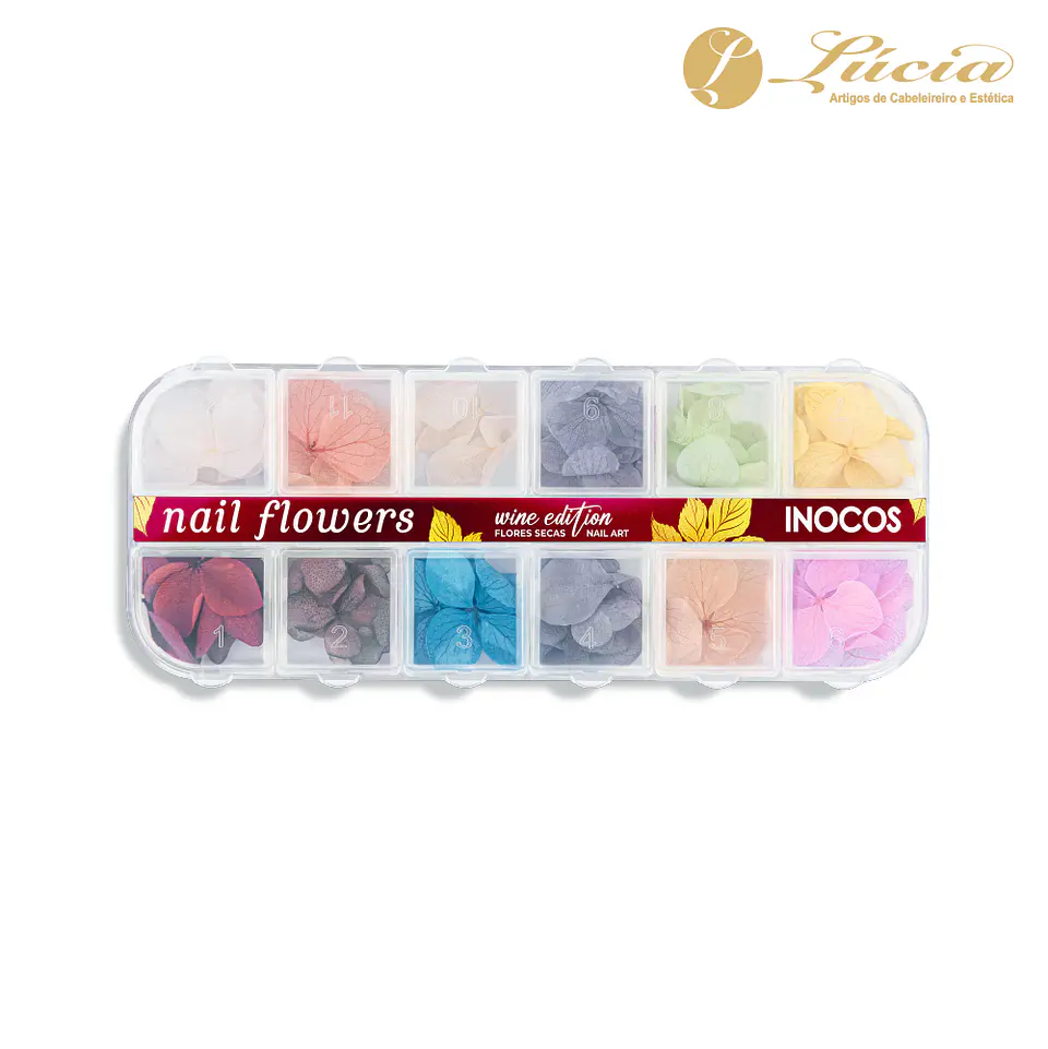Flores Secas para Nail Art - Inocos Wine Edition 1
