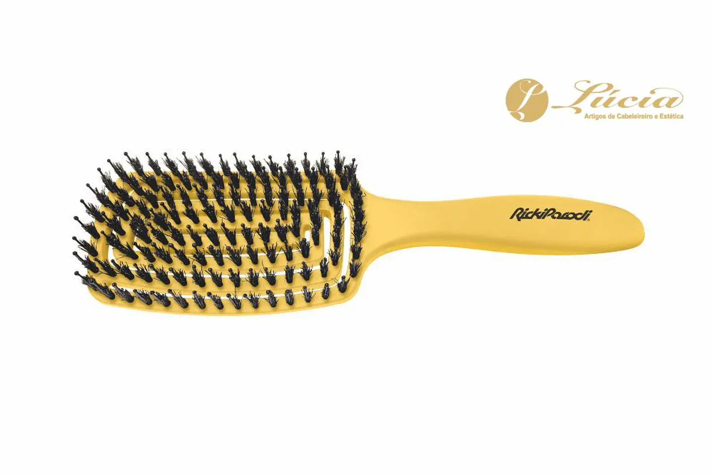 Escova Côncava Spiral Dourada 1