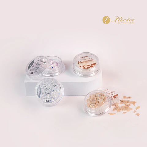 Inocos Flocos de Luz Rosa