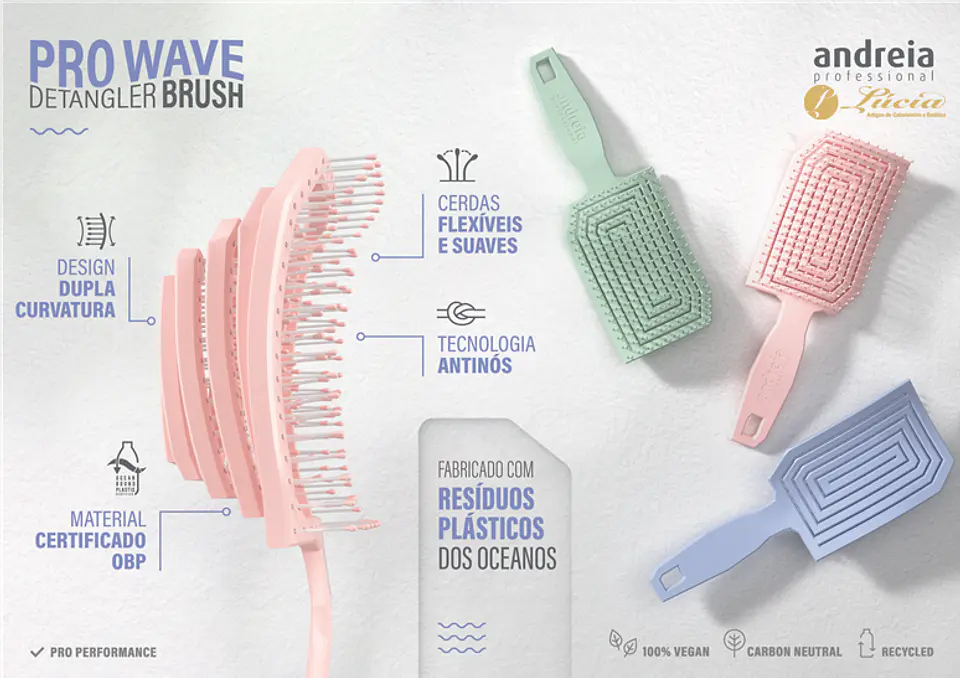 Escova Desembaraçadora - Pro Wave  1