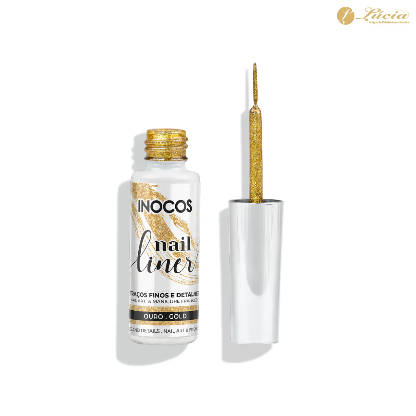 Nail Liner Inocos - Ouro 1