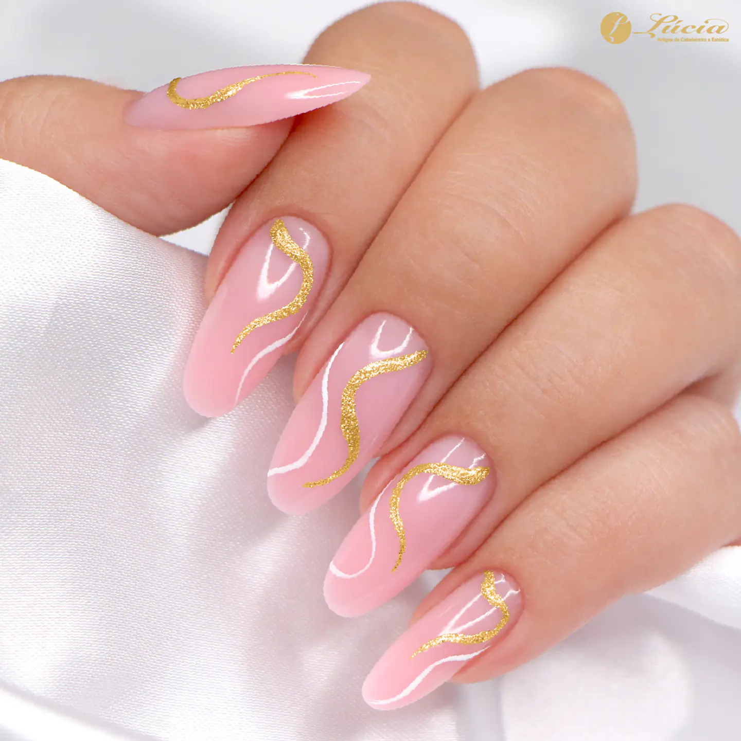 Nail Liner Inocos - Ouro 2