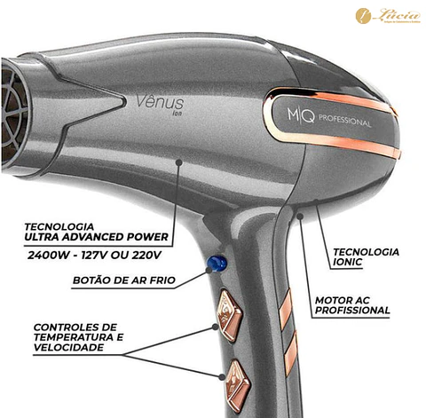 MQ Profissional - Secador Vênus 2400W