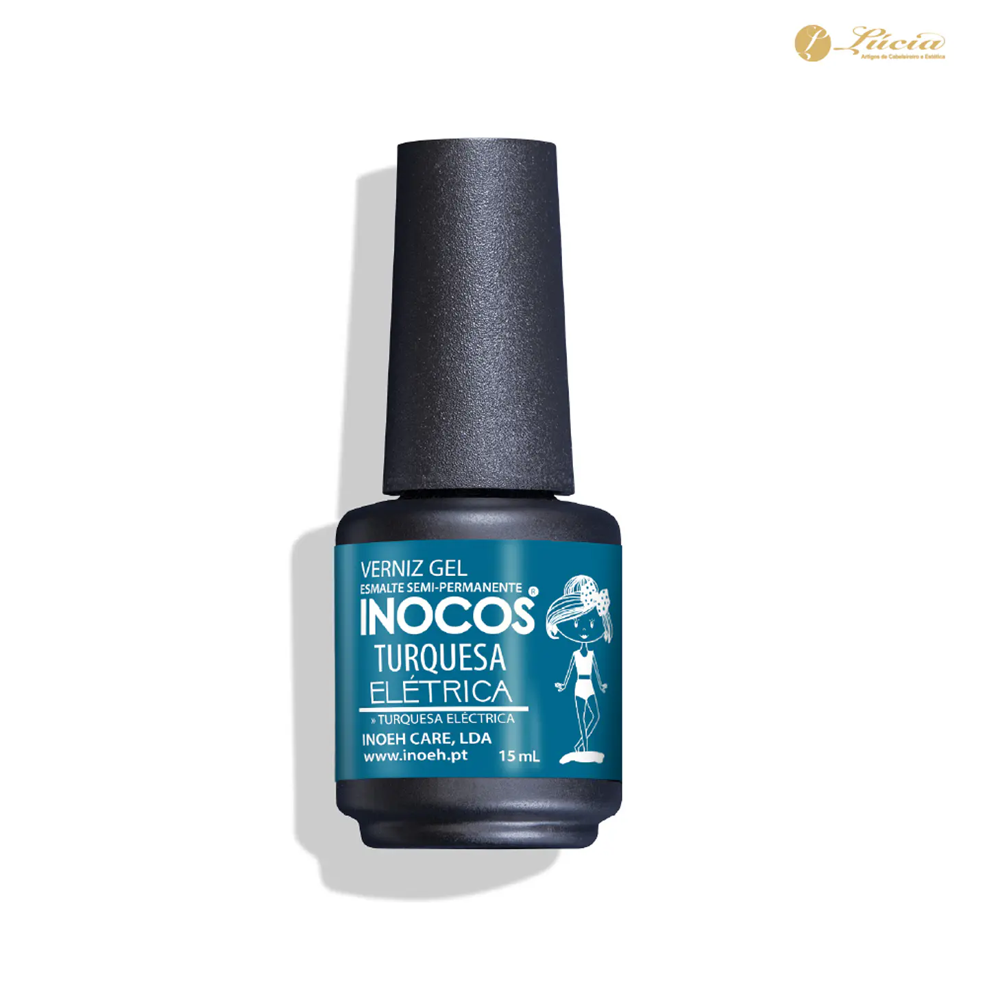 Inocos Verniz Gel - Turquesa Elétrica 1