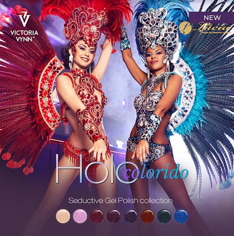 Victoria Vynn Coleção HoloColorido 8 cores Verniz Gel