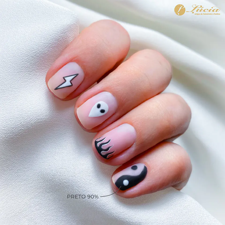 Inocos Verniz Gel - Preto 2