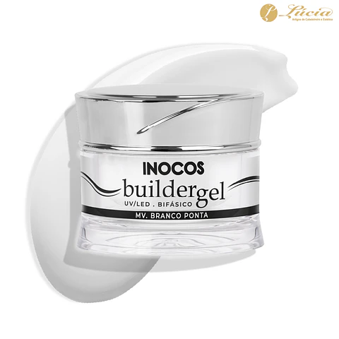 Builder gel Inocos Branco Ponta 50gr