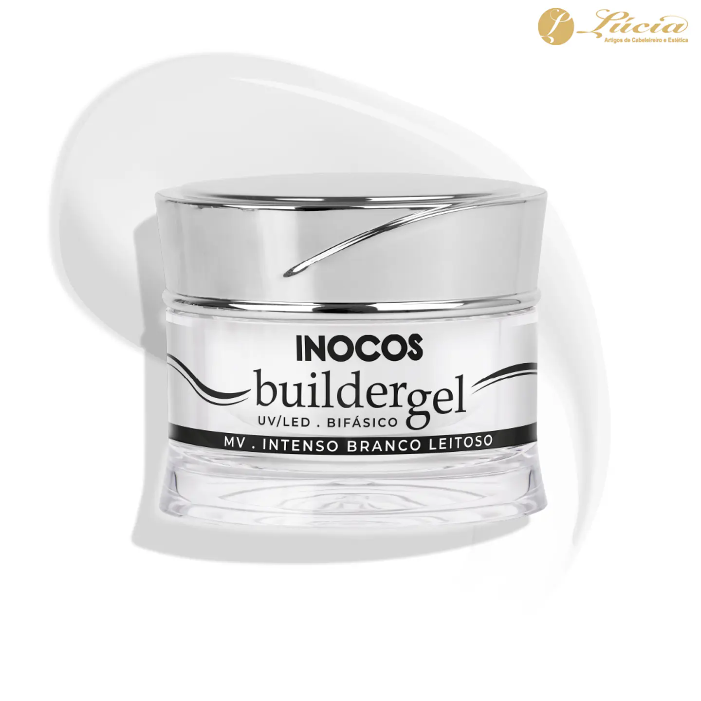 Builder gel Inocos Branco Leitoso Intenso 50gr 1