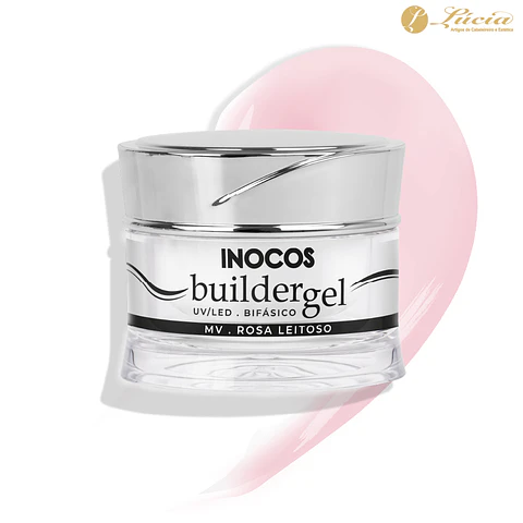 Builder gel Inocos Rosa Leitoso 50gr