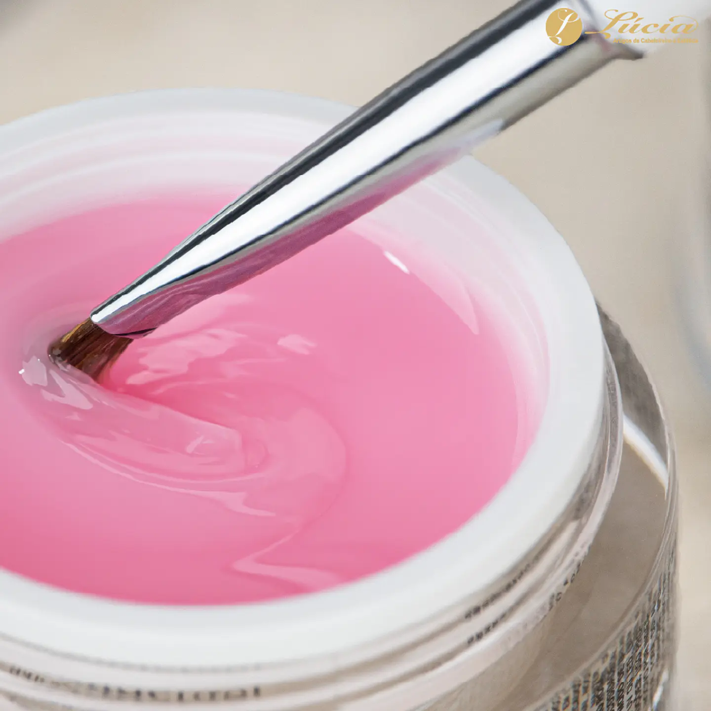 Builder gel Inocos Rosa Leitoso 50gr 2