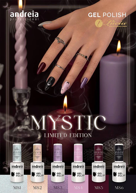 Coleção Mystic - 6 cores verniz gel