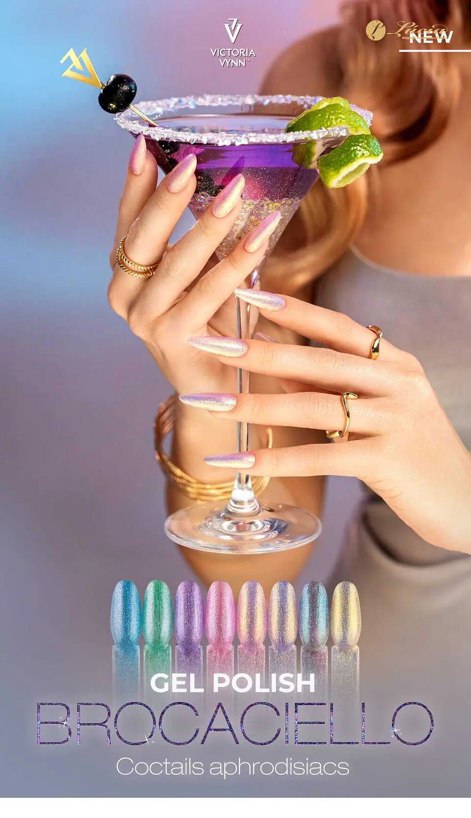 Victoria Vynn Coleção Brocaciello - 8 cores verniz gel 1