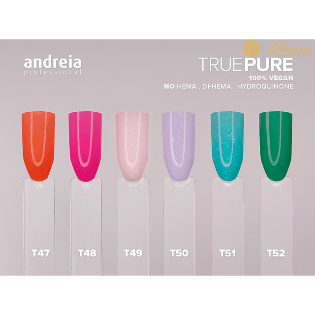 True Pure - Coleção 6 Novos Tons Verniz Gel