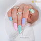Inocos Verniz Gel Efeito Lollipop Menta Glitter Colorido - thumbnail 3