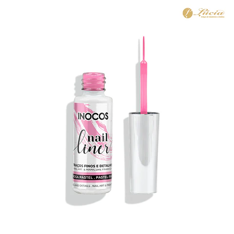 Nail Liner Inocos - Rosa Pastel