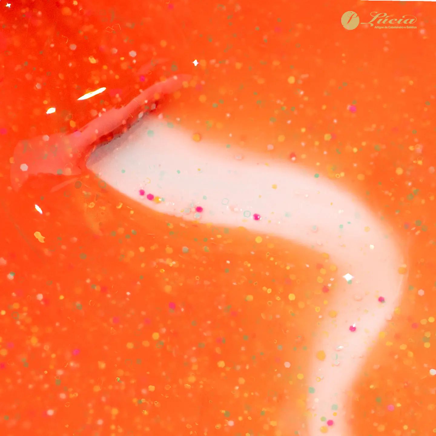 Inocos Lollipop Laranja Glitter 2