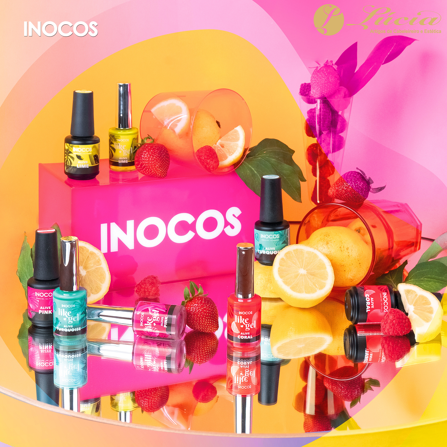 PROMO - NOS Alive Color Fruit 4 cores like gel 1