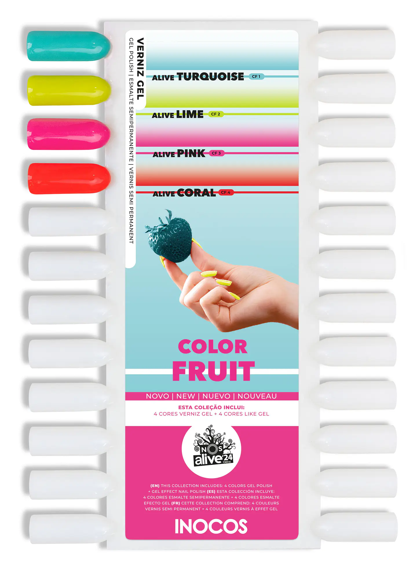 PROMO - NOS Alive Color Fruit - 4 v.gel 1