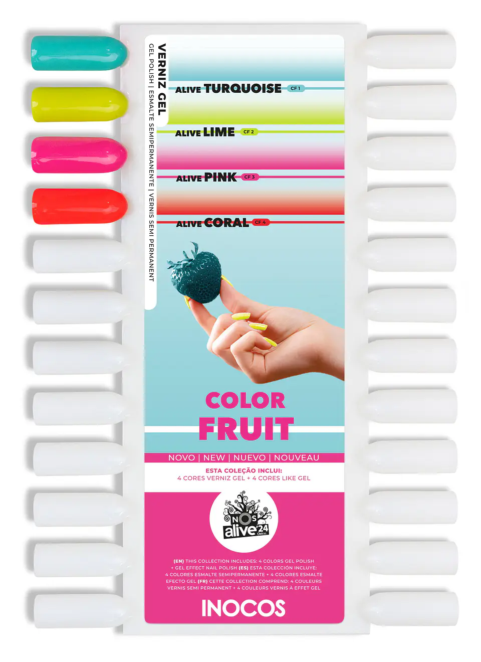PROMO - NOS Alive Color Fruit - 4 v.gel 1