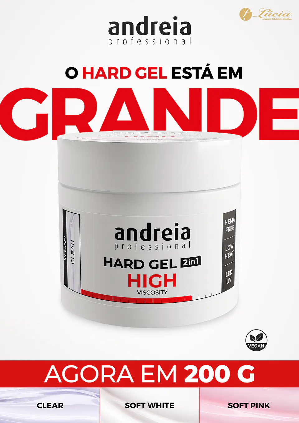 Andreia Hard Gel 200gr 1