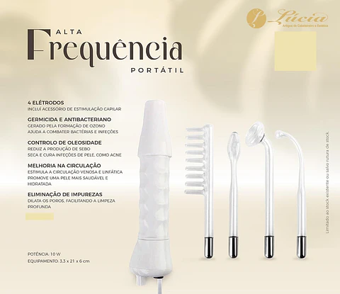 Aparelho Alta Frequência Portátil