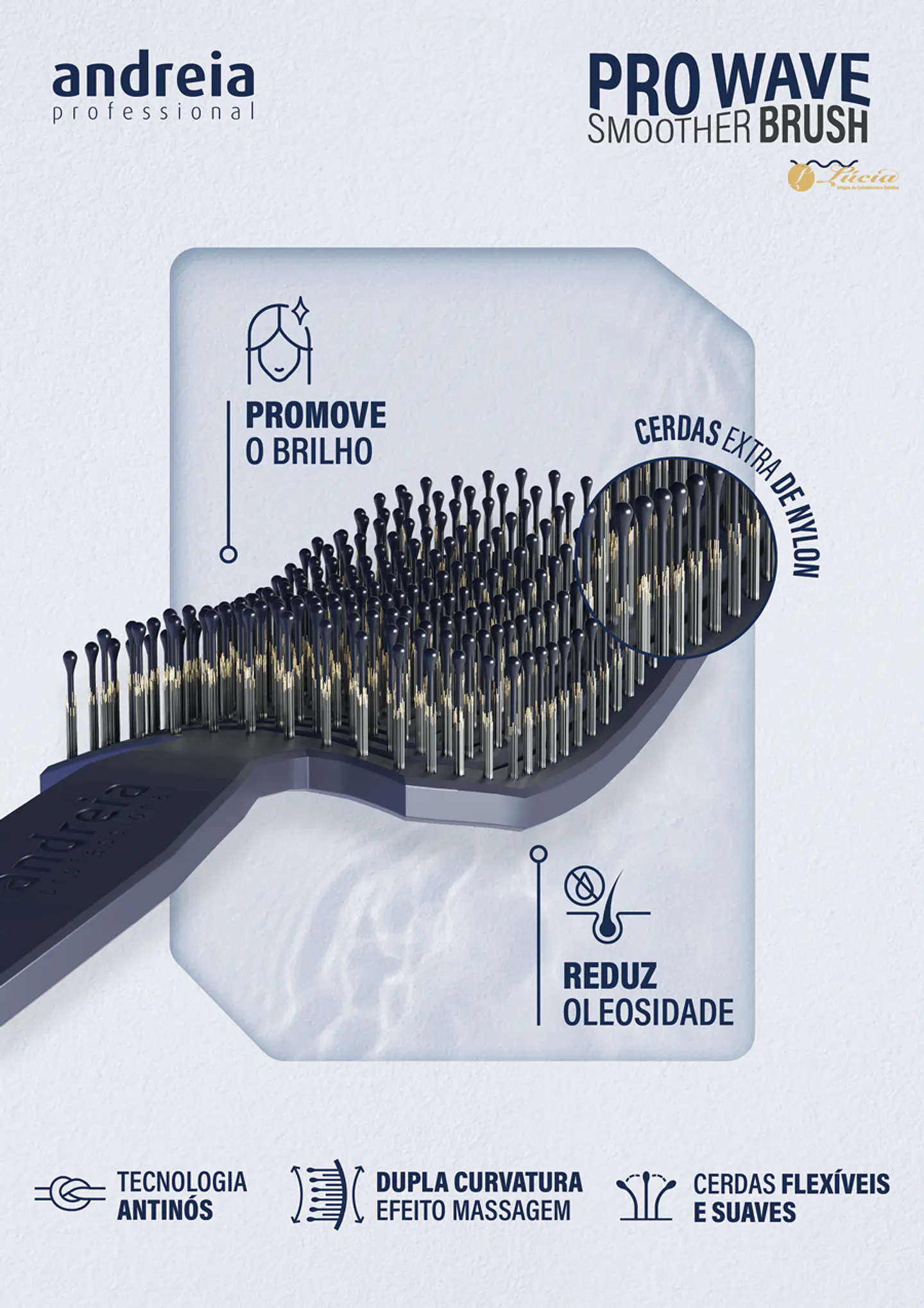 Escova Pro Wave Smoother Brush 2