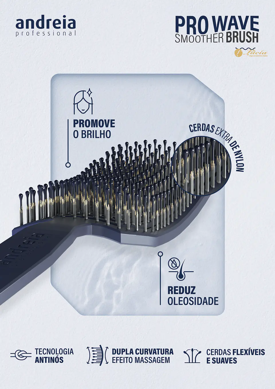Escova Pro Wave Smoother Brush 2