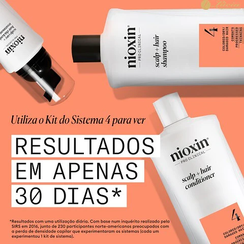 Nioxin - Kit Sistema 4 cabelo com coloração com perda de densidade avançada